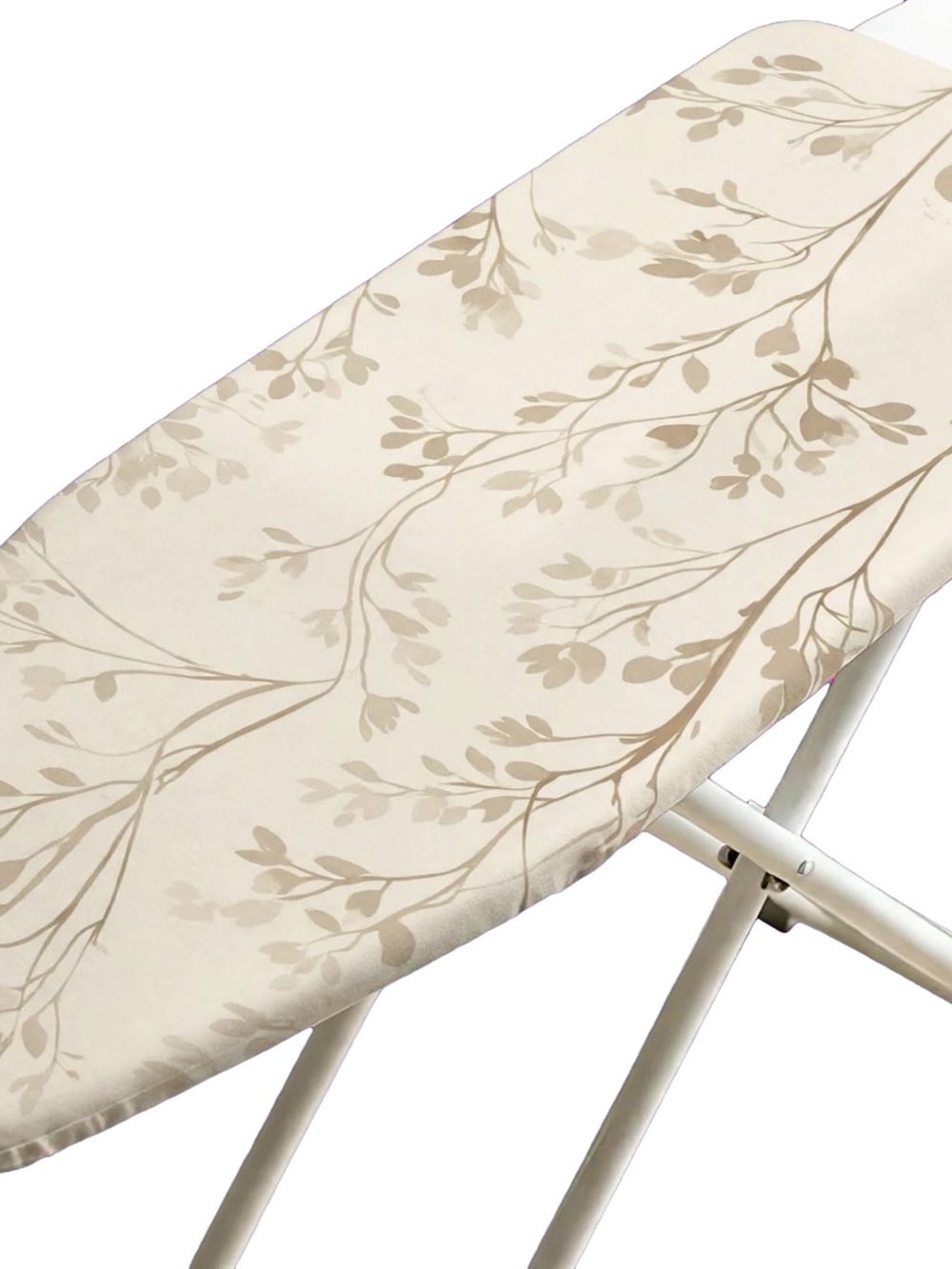 Cream Floral Ironing Board Cover 2D Flat Printing, cover only